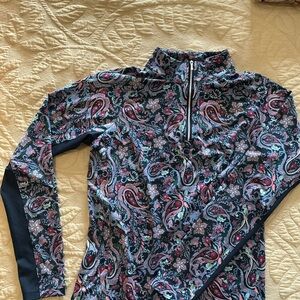 Lady Hagen Multicolor Paisley Top